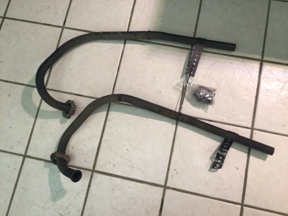 Honda Sl350 1972 tubos de escape 71 70 72 tubo recto Foto 1 de 4