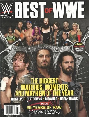 Best of WWE Special Collector's Edition Charlotte Interview 25 Years of Raw NM - Image 1 of 2