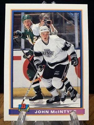 1991-92 Bowman John McIntyre Los Angeles Kings #180 - Image 1 of 2