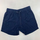 Women?S Nautica Linen Shorts, Blue Xs