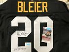 Rocky Bleier Signed Auto Jersey Inscribed 4X Sb Champs Jsa Cert Steelers