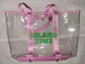 Stoney Clover Lane Strand durchsichtige Beuteltasche Tasche Sunset Chaser neu mit Etikett individuell Island Time - Bild 1 von 10