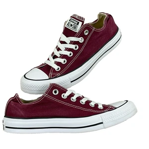 Zapatillas deportivas Converse All Star para mujer 7,5 granate de caña baja Chuck Taylor de lona - Imagen 1 de 11