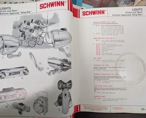 Lente de luz de cabeza de bicicleta Schwinn Krate Stingray Ball de colección nueva de colección años 60 - 70 - Imagen 1 de 3