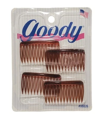 Vtg 1993 Goody Kant Slip Tuck Combs Small 2" Made In USA Hair Accessories #08826 - Image 1 of 3