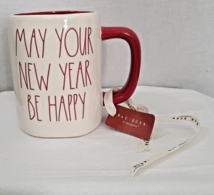 Rae Dunn "May Your New Year Be Happy" Coffee Mug - Picture 1 of 5