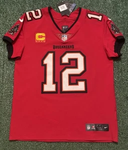 Tom Brady Tampa Bay Buccaneers Nike Vapor Elite Captain Patched Trikot Gr. (44) L - Bild 1 von 12