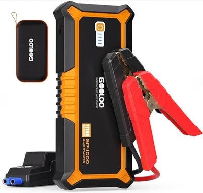 GOOLOO GP4000 Jump Starter 4000A 峰值汽车起动器(所有燃气最大 10.0L 柴油 — 第 1/4 张图片