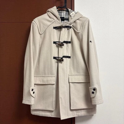 Burberry Black Label бежевый спортивное пальто мужской капюшон двойной карманы #EK BCA - Изображение 1 из 4