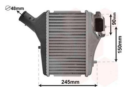 VAN WEZEL 25004286 Ladeluftkühler LLK für HONDA CR-V IV (RM) Turbo Intercooler - Bild 1 von 4