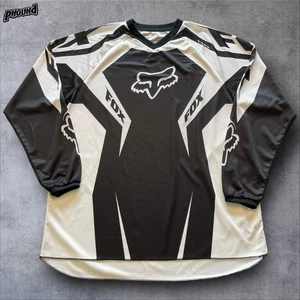 Fox Racing Jersey Shirt Mens XL Motocross BMX MX Long Sleeve Vintage Style - Picture 1 of 11