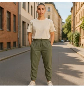 DAMEN A NEW DAY WALDGRÜN HIGH RISE JOGGINGHOSE GRÖSSE XL - SUPER BEQUEM! - Bild 1 von 9
