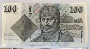 1 X $100 Notes Crisp Clean Notes UNCIRCULATED / Johnston andStone 1984 - Picture 1 of 2