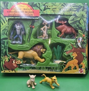 Set action figure Disney Re Leone Simba, Rafiki, Timon & Pumbaa 1994 vintage - Foto 1 di 2