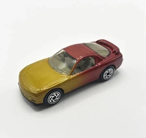 Vintage Matchbox Mazda RX-7 Superfast Gold Fade To Red Grey Interior 1993 - Picture 1 of 6