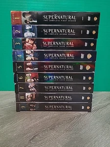 Supernatural TV Series ~ Complete Season 1-9 (1 2 3 4 5 6 7 8 & 9) DVD Set - Foto 1 di 3