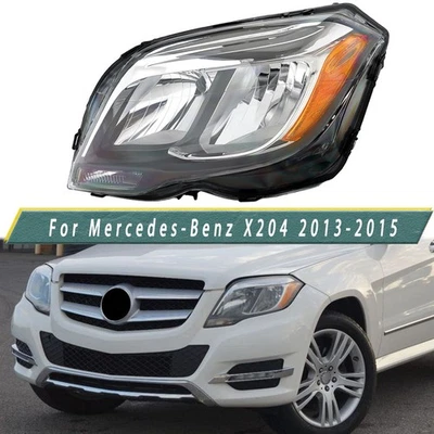 Driver LH Halogen Headlight For 2013-2015 Mercedes-Benz GLK250 GLK350 2048204139 - Image 1 of 4