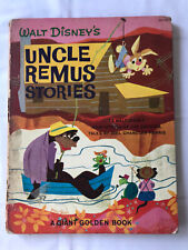 Walt Disney's Uncle Remus Stories by Joel Harris, 1947, HC, A Giant Golden Book