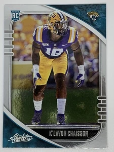 K'Lavon Chaisson 2020 Absolute Rookie Card #173 Jaguars - Picture 1 of 2