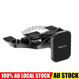 Universal Magnetic Car Phone Stand CD Slot Mount Holder For Mobiles iPhone 16 - Picture 1 of 4