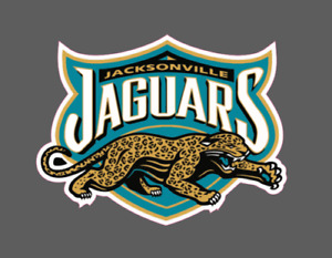Jacksonville Jaguars Vintage Logo Bumper Window Wall Decor Sticker Decal