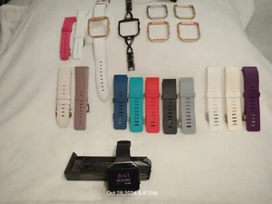 Fitbit FB502SPMS Blaze Smart Orologio Fitness Piccolo/Grande (Versione USA) (15 CINTURINI) - Foto 1 di 20
