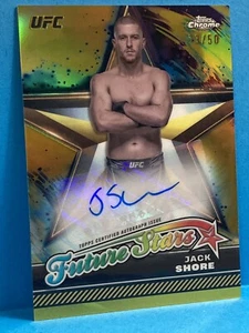 2024 Topps Cromo UFC - Jack Shore Future Stars Autógrafos Oro Refractor 33/50 - Imagen 1 de 3
