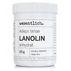 Lanolin Wollfett anhydrat 250g - wasserfrei und kaum Geruch - von wesentlich.