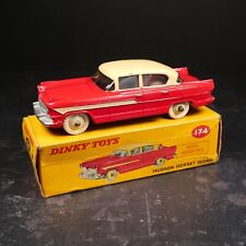 DINKY TOYS BOXED 174 HUDSON HORNET SEDAN VGC BOX HAS ALL FLAPS VINTAGE DIECAST