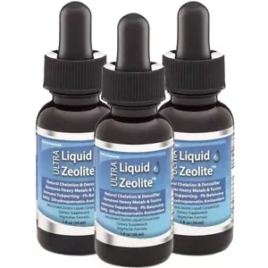 3 Extra Strength Liquified Zeolite Liquid Natural Detox for  PURE Mind and Body - Picture 1 of 4