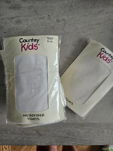 Country Kids Teens Pantyhose Tights Ivory Age 9-11 Years NEW Job Lot X6 - Picture 1 of 4