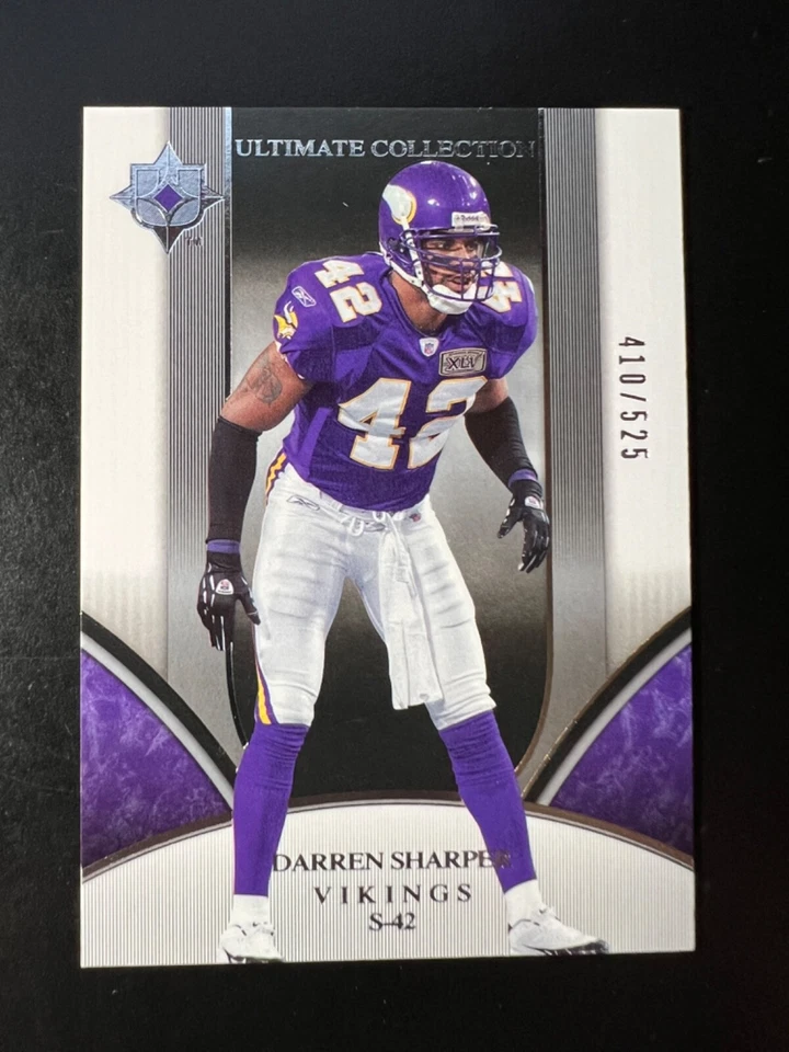 2006 Ultimate Collection #111 Darren Sharper #'d 410/525 Vikings - Image 1 of 2