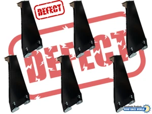 6 x Roof Rack Legs 440mm height legs - Seconds with defective powder coating - Picture 1 of 15