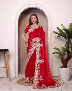 Indian Pakistani Designer Bollywood Party Wear Wedding Stylish Heavy Bridal Wear - Picture 1 of 5