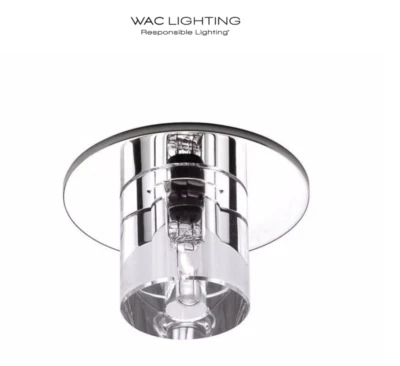 WAC Lighting DR-356LED Irix 1-5/8 Ancho LED Difusor de Cristal Punto de Belleza Cromo Foto 1 de 3