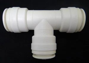  John Guest JG Speedfit Equal Tee 22 mm PEM0222W - Foto 1 di 2