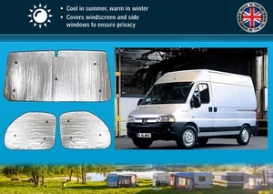 Juego de persianas térmicas para Peugeot Boxer 94-03 autocaravana delantera - Imagen 1 de 25