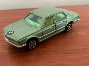 Vintage Majorette Diescast Green BMW 733 No.256 Made in France - Picture 1 of 11