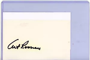 Art Rooney Signed 3x5 - JSA Auth - NFL Hall of Fame - Picture 1 of 2