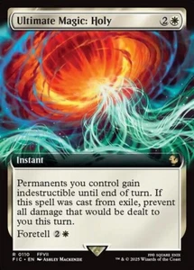 Ultimate Magic: Holy x1 1x Extended Art Final Fantasy Commander NM MTG - Picture 1 of 1