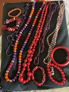 Custom 5xNecklaces N 5xBracelets Joblot New-used - Picture 1 of 6
