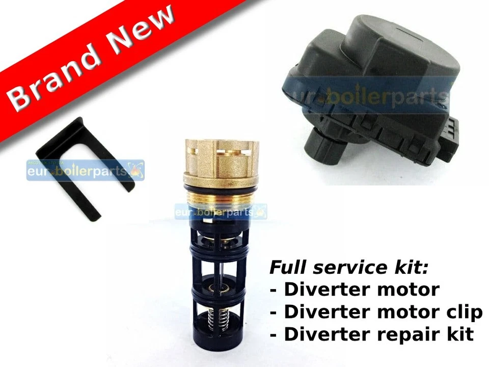 Baxi Duo Tec 24 28 33 40 Umschaltventil Motor & PATRONE 720003100 & 248733