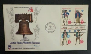 EE. UU. #1568a Aniversario Servicios Militares Fleetwood FDC - Imagen 1 de 1
