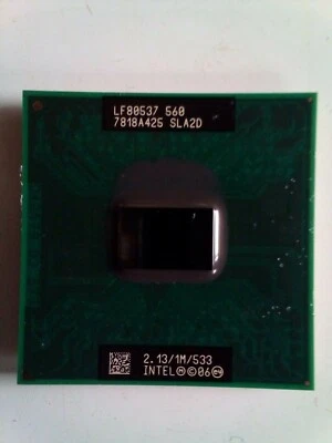 Intel Celeron 560 2.13 GHZ/ 1MB/ 533MHZ  Móvil Procesador 64-bit - Imagen 1 de 3