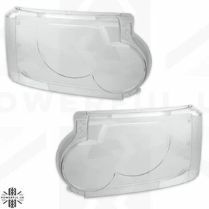 2 Headlight lens for Vogue L322 (2006-09) replacement glass headlamp plastic L+R - Picture 1 of 6