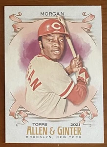 2021 Topps Allen Ginter JOE MORGAN #209 HOF Reds - Picture 1 of 2