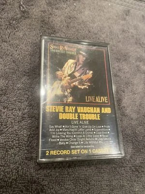 Stevie Ray Vaughan And Double Trouble Cassette - Live Alive Cassette Blues Rock - Image 1 of 4