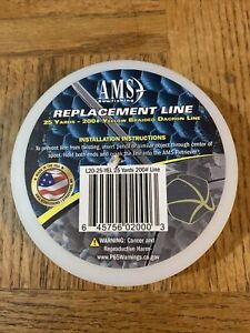 AMS Replacement Line 25 Yards Yellow Braided
