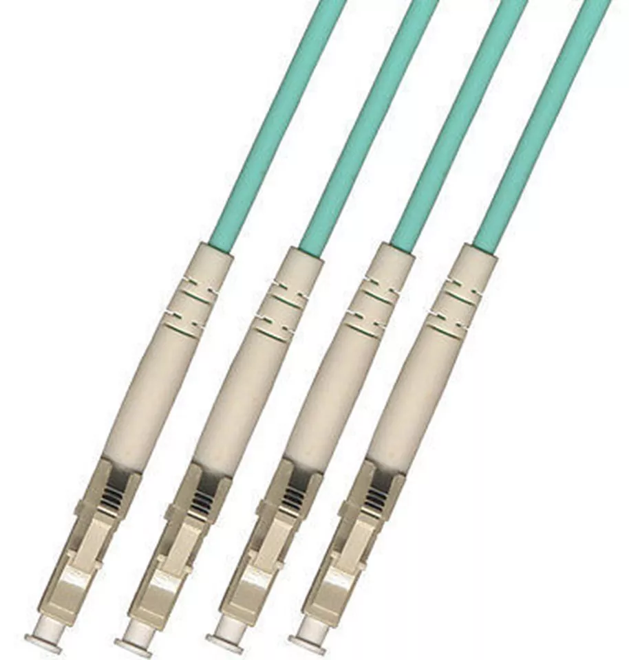 200M OUTDOOR ARMORED LC-LC 4 STRANDS OM3 50/125 MULTIMODE FIBER PATCH CORD - Image 1 of 1
