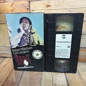 The Enemy Below VHS Tape (Used) Robert Mitchum - Picture 1 of 4